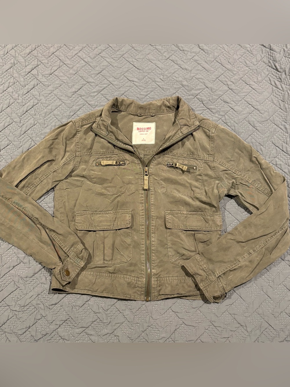 Mossimo Supply Co. Olive Green Women's Military Jacket